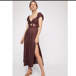 NWOT Free People Getaway Midi Dress